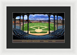 South End Grounds 1914 - Framed Print