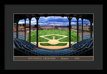 Load image into Gallery viewer, South End Grounds 1914 - Framed Print
