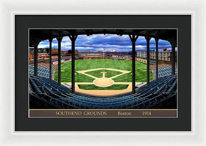 South End Grounds 1914 - Framed Print