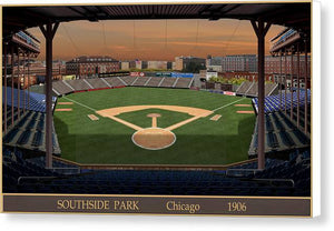 Southside Park 1906 - Canvas Print