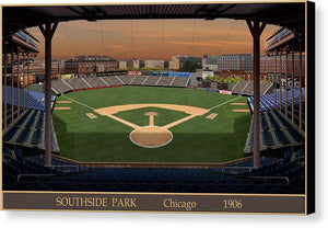 Southside Park 1906 - Canvas Print