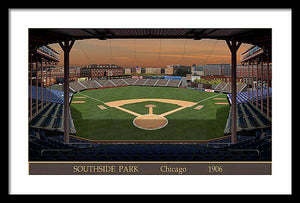 Southside Park 1906 - Framed Print