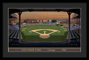 Southside Park 1906 - Framed Print