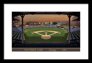 Southside Park 1906 - Framed Print