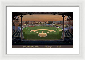 Southside Park 1906 - Framed Print