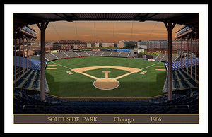 Southside Park 1906 - Framed Print