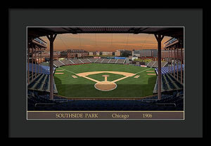 Southside Park 1906 - Framed Print