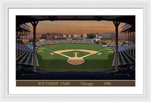 Southside Park 1906 - Framed Print