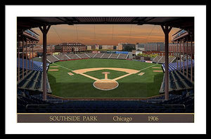 Southside Park 1906 - Framed Print