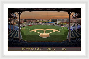 Southside Park 1906 - Framed Print