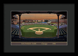 Southside Park 1906 - Framed Print