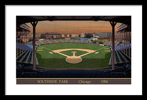 Southside Park 1906 - Framed Print