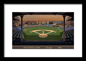 Southside Park 1906 - Framed Print