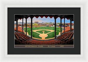 Sportsman Park 1902 - Framed Print