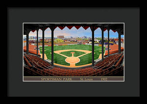 Sportsman Park 1902 - Framed Print