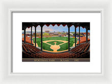 Load image into Gallery viewer, Sportsman Park 1902 - Framed Print
