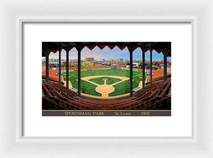 Sportsman Park 1902 - Framed Print