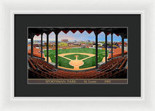 Load image into Gallery viewer, Sportsman Park 1902 - Framed Print
