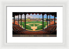 Load image into Gallery viewer, Sportsman Park 1902 - Framed Print
