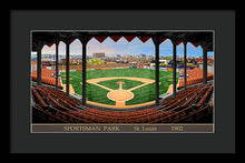 Load image into Gallery viewer, Sportsman Park 1902 - Framed Print
