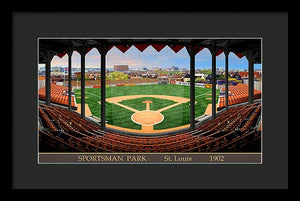 Sportsman Park 1902 - Framed Print