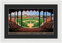 Load image into Gallery viewer, Sportsman Park 1902 - Framed Print
