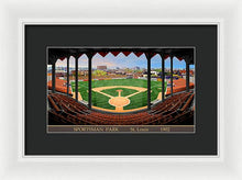 Load image into Gallery viewer, Sportsman Park 1902 - Framed Print
