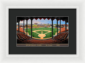 Sportsman Park 1902 - Framed Print