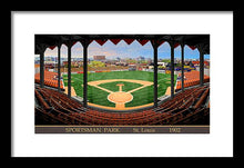 Load image into Gallery viewer, Sportsman Park 1902 - Framed Print
