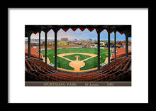 Load image into Gallery viewer, Sportsman Park 1902 - Framed Print
