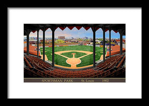 Sportsman Park 1902 - Framed Print