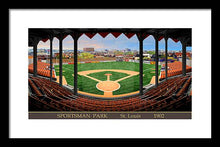 Load image into Gallery viewer, Sportsman Park 1902 - Framed Print
