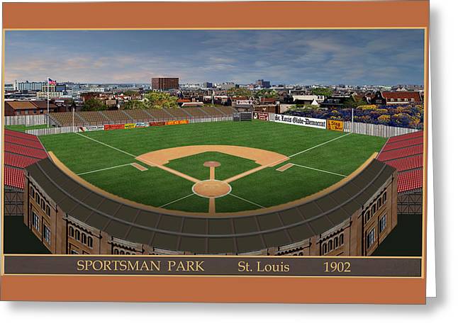 Sportsman Park 1902 - Greeting Card