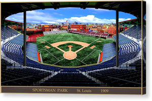 Sportsman Park 1909 - Canvas Print