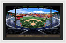 Load image into Gallery viewer, Sportsman Park 1909 - Framed Print
