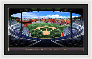 Sportsman Park 1909 - Framed Print