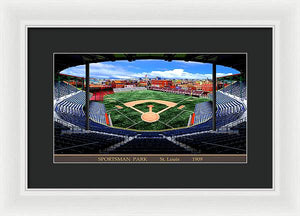 Sportsman Park 1909 - Framed Print