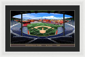 Sportsman Park 1909 - Framed Print