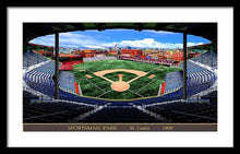 Load image into Gallery viewer, Sportsman Park 1909 - Framed Print
