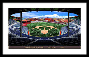 Sportsman Park 1909 - Framed Print