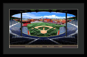 Sportsman Park 1909 - Framed Print