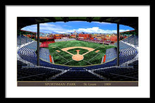 Load image into Gallery viewer, Sportsman Park 1909 - Framed Print
