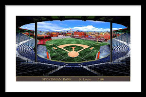 Sportsman Park 1909 - Framed Print