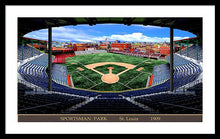 Load image into Gallery viewer, Sportsman Park 1909 - Framed Print
