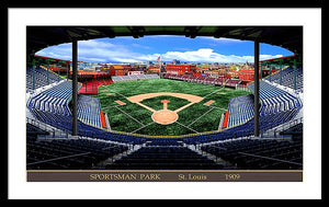 Sportsman Park 1909 - Framed Print