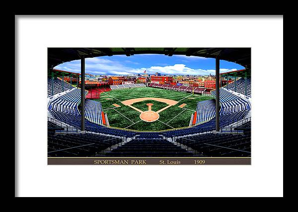 Sportsman Park 1909 - Framed Print