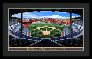 Sportsman Park 1909 - Framed Print