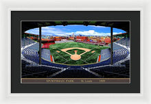 Load image into Gallery viewer, Sportsman Park 1909 - Framed Print
