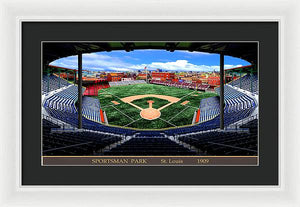 Sportsman Park 1909 - Framed Print