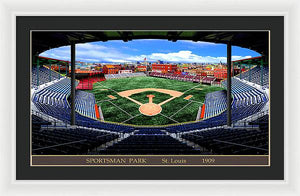 Sportsman Park 1909 - Framed Print